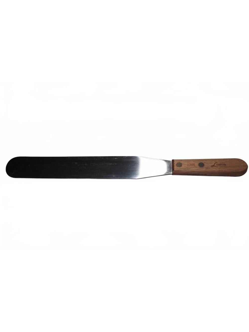 LAMSON Vintage 11.75 Inch Professional Straight Icing Spatula Walnut Handle USA